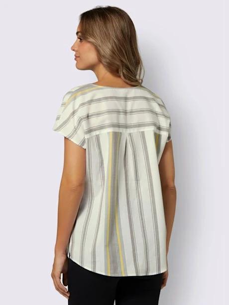 Chemisier à Manches Courtes Qualité Coton 3 Chemisier à Manches Courtes Qualité Coton – Image 3