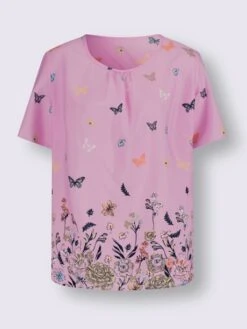 Chemisier Fronce Légère à L'encolure 5 Chemisier Fronce Légère à L'encolure -T-Shirt Sweat Soldes Magasin 001.00ZUK91746 B31.001