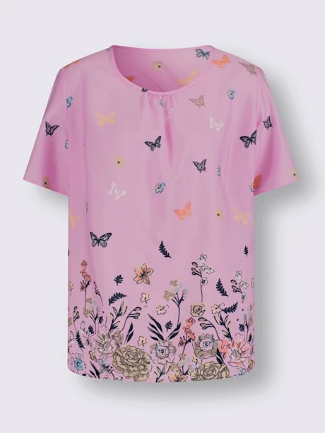 Chemisier Fronce Légère à L'encolure 3 Chemisier Fronce Légère à L'encolure – Image 3