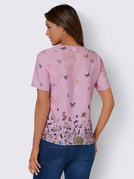 Chemisier Fronce Légère à L'encolure 2 Chemisier Fronce Légère à L'encolure – Image 2