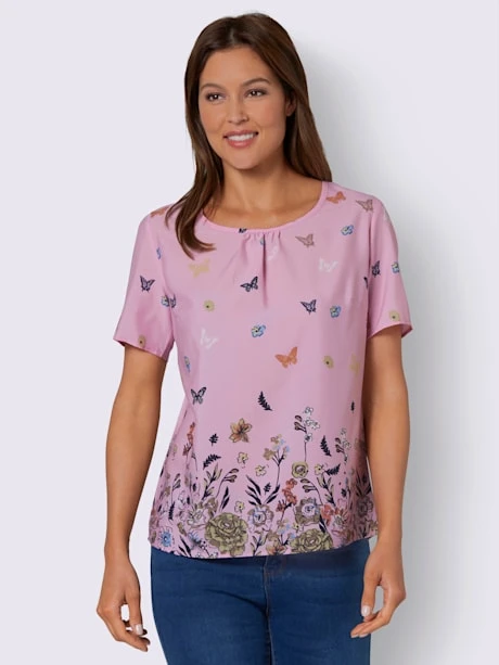 Chemisier Fronce Légère à L'encolure 1 Chemisier Fronce Légère à L'encolure