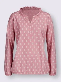 T-shirt à Manches Longues Volants à L'encolure -T-Shirt Sweat Soldes Magasin 001.00ZUK92348 B25.001