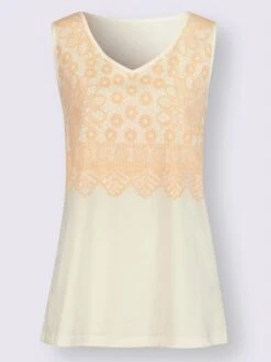 Débardeur Imprimé Dentelle Tendance -T-Shirt Sweat Soldes Magasin 002.00ZUK03347 B14.001