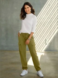 Pantalon Poches Plaquées Sur Les Côtés. -T-Shirt Sweat Soldes Magasin 002.00ZUK05547 001.200