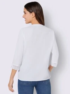 Chemisier Superbes Finitions En Dentelle -T-Shirt Sweat Soldes Magasin 002.00ZUK92347 B02.001