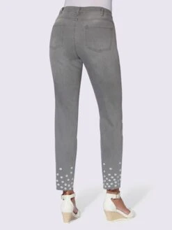 Jean Superbe Broderie Florale 7 Jean Superbe Broderie Florale -T-Shirt Sweat Soldes Magasin 003.00ZUK03347 B14.001