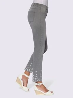 Jean Superbe Broderie Florale 6 Jean Superbe Broderie Florale -T-Shirt Sweat Soldes Magasin 003.00ZUK03347 B15.001