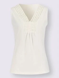 Débardeur Superbe Empiècement En Dentelle -T-Shirt Sweat Soldes Magasin 004.00ZUK03347 B04.001