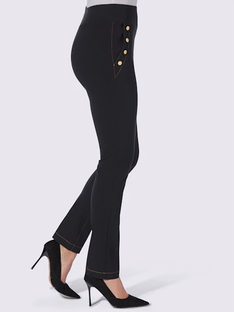 Pantalon En Bengaline Qualité Indéformable 2 Pantalon En Bengaline Qualité Indéformable – Image 2