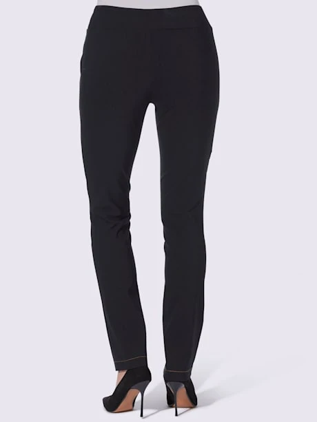 Pantalon En Bengaline Qualité Indéformable 3 Pantalon En Bengaline Qualité Indéformable – Image 3