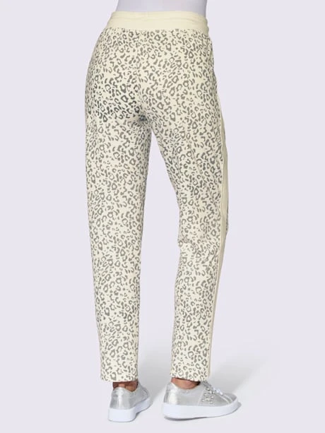 Pantalon En Jersey Rayures Galon Tendance 3 Pantalon En Jersey Rayures Galon Tendance – Image 3