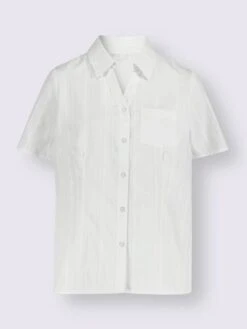 Chemisier à Manches Courtes 50% Coton 5 Chemisier à Manches Courtes 50% Coton -T-Shirt Sweat Soldes Magasin 004.00ZUK91746 B04.001