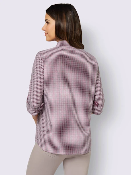 Chemisier Country Manches 3/4 Retroussables 3 Chemisier Country Manches 3/4 Retroussables – Image 3