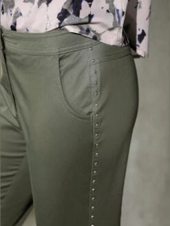 Pantalon Ruban Latéral Avec Rivets -T-Shirt Sweat Soldes Magasin 005.00ZUK05546 007.001