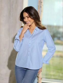 Chemisier Country Ruban à L'encolure