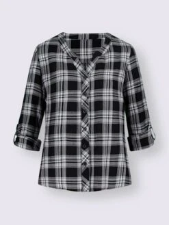 Chemisier à Carreaux 100% Viscose 5 Chemisier à Carreaux 100% Viscose -T-Shirt Sweat Soldes Magasin 006.00ZUK91745 B01.001