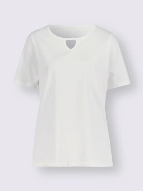 T-shirt à Manches Courtes Encolure Raffinée 3 T-shirt à Manches Courtes Encolure Raffinée – Image 3