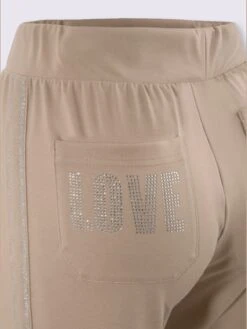 Pantalon Sweat Avec Rayures Galon Brillantes -T-Shirt Sweat Soldes Magasin 006.00ZUK92346 009.002