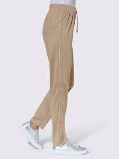 Pantalon Sweat Avec Rayures Galon Brillantes -T-Shirt Sweat Soldes Magasin 006.00ZUK92346 B22.001