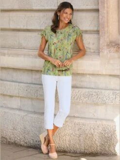 Jean 3/4 Superbes Perles Fantaisie 8 Jean 3/4 Superbes Perles Fantaisie -T-Shirt Sweat Soldes Magasin 006.00ZUK92347 001.098