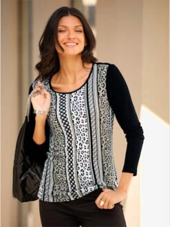 T-shirt à Manches Longues Pure Viscose