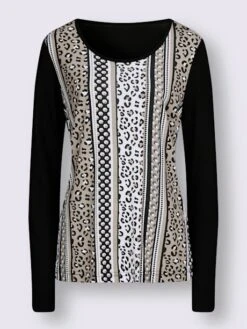 T-shirt à Manches Longues Pure Viscose 7 T-shirt à Manches Longues Pure Viscose -T-Shirt Sweat Soldes Magasin 006.00ZUK92348 B14.001