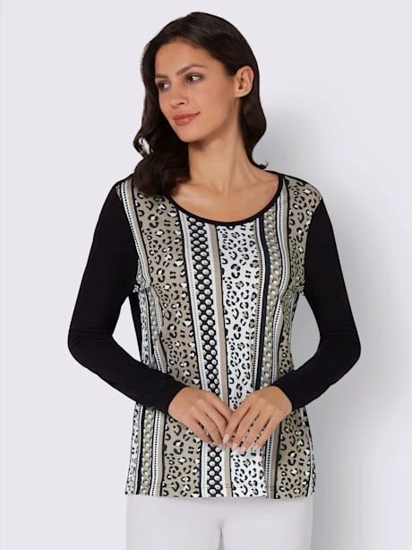 T-shirt à Manches Longues Pure Viscose 2 T-shirt à Manches Longues Pure Viscose – Image 2