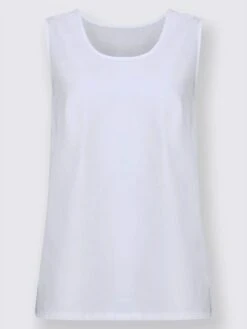 Débardeur Féminin Tendance Avec Encolure Arrondie -T-Shirt Sweat Soldes Magasin 007.00SAN95040 A01.001