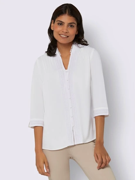 Chemisier En Dentelle Bordure En Dentelle Décorative 2 Chemisier En Dentelle Bordure En Dentelle Décorative – Image 2