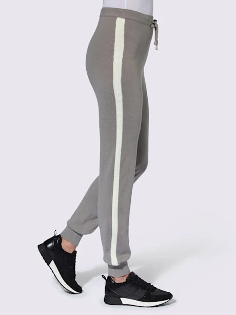 Pantalon En Tricot Jolies Rayures Galon 3 Pantalon En Tricot Jolies Rayures Galon – Image 3