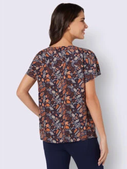 Chemisier à Manches Courtes Viscose Douce Et Fluide -T-Shirt Sweat Soldes Magasin 007.00ZUK92347 B02.001