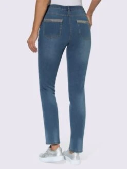 Jean Orné De Paillettes Brillantes -T-Shirt Sweat Soldes Magasin 007.00ZUK92348 B01.001