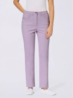 Jean Femme Avec Détails Broderie