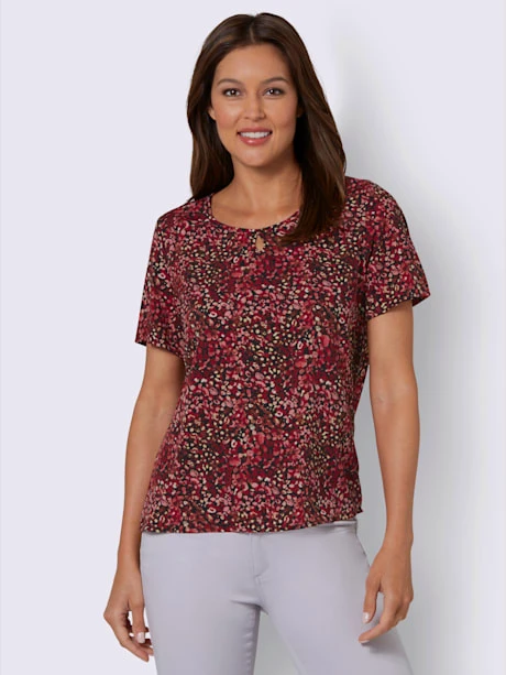 Chemisier Encolure En Goutte D'eau Devant 1 Chemisier Encolure En Goutte D'eau Devant