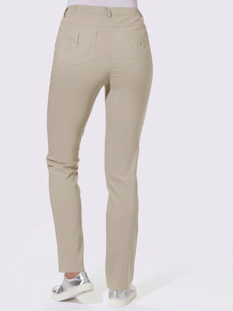 Pantalon En Bengaline Application Papillon 3 Pantalon En Bengaline Application Papillon – Image 3