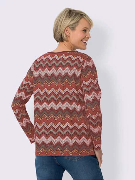 T-shirt à Manches Longues Fermeture à Glissière Courte 2 T-shirt à Manches Longues Fermeture à Glissière Courte – Image 2