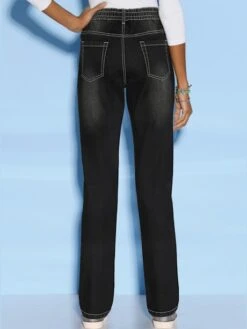 Jean Féminin Ceinture élastique Boucle Ceinture -T-Shirt Sweat Soldes Magasin 012.00ZUK03338 A08.005