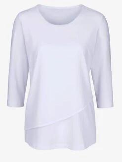 T-shirt Bi-matières Manches 3/4 7 T-shirt Bi-matières Manches 3/4 -T-Shirt Sweat Soldes Magasin 012.00ZUK03341 A07.001