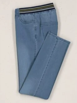 Jean Ceinture élastique Rayée -T-Shirt Sweat Soldes Magasin 012.00ZUK03347 002.001