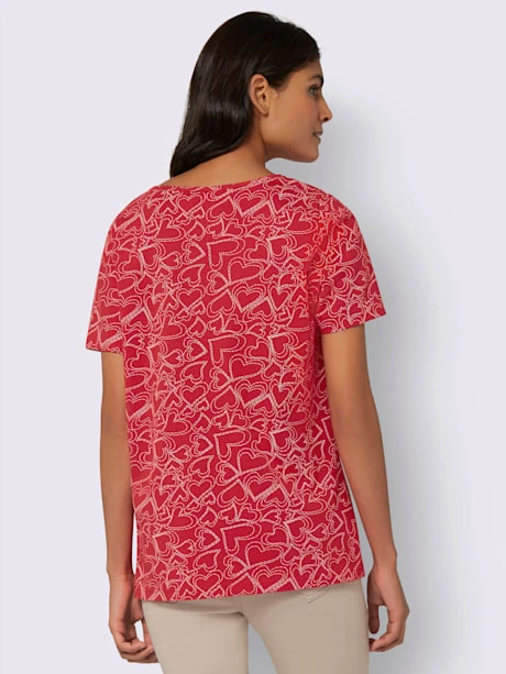 T-shirt Encolure Ronde Passepoilée 3 T-shirt Encolure Ronde Passepoilée – Image 3