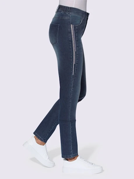 Jean Rayures Contrastées Affinantes 2 Jean Rayures Contrastées Affinantes – Image 2