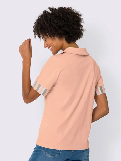 Polo Empiècements Rayés 2 Polo Empiècements Rayés – Image 2