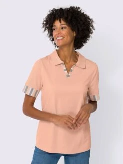 Polo Empiècements Rayés