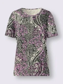 T-shirt à Manches Courtes Ravissant Tissu Imprimé -T-Shirt Sweat Soldes Magasin 013.00ZUK91746 B01.001