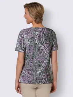 T-shirt à Manches Courtes Ravissant Tissu Imprimé -T-Shirt Sweat Soldes Magasin 013.00ZUK91746 B02.001