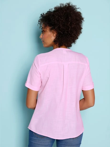 Chemisier Nervures Décoratives 2 Chemisier Nervures Décoratives – Image 2