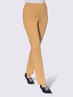 Jean Avec Nervures Décoratives