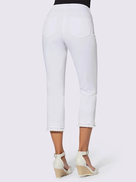 Jean 3/4 Superbes Perles Fantaisie 3 Jean 3/4 Superbes Perles Fantaisie – Image 3