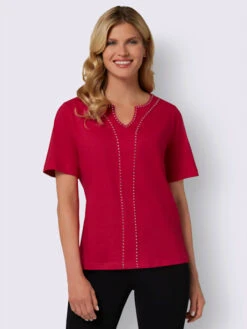 T-shirt à Manches Courtes Petites Pierres Fantaisie