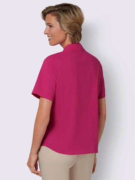 Chemisier à Manches Courtes Avec Broderie 3 Chemisier à Manches Courtes Avec Broderie – Image 3